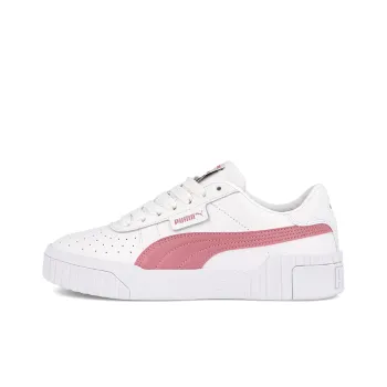 PUMA Cali Anti-Slip And Wear-Resistant Breathable Low-Top Skateboard Shoes Women's White Pink