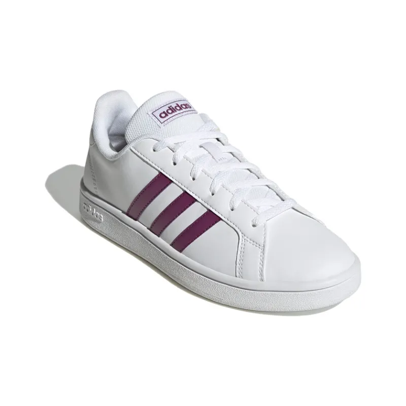Grand Court Women's Adidas Neo Base 'White Cherry Metallic' Women's-2