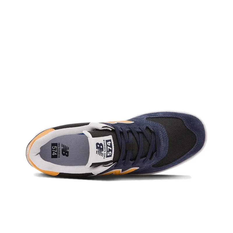 New Balance 574 Navy Yellow-3