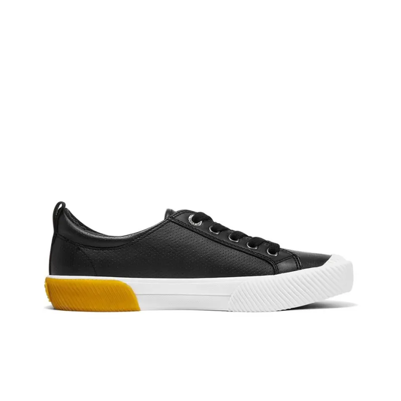 Skechers Bobs B Wilder Low Top Sneakers Black/White Women's-1