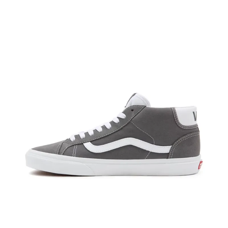 Vans Unisex Mid Skool 37 Sneakers Grey/White-0