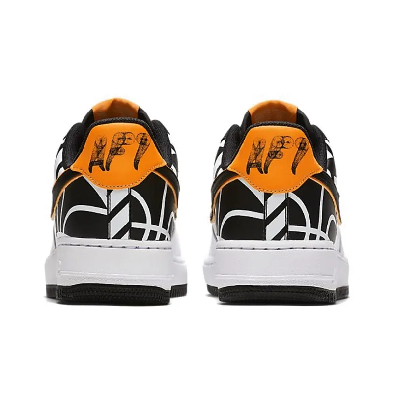 Nike Air Force 1 Low White Black Orange-4