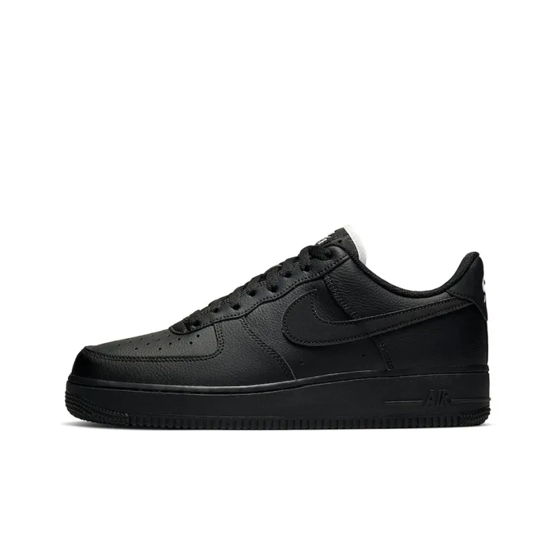 Nike Air Force 1 Low Triple Black White Tongue-0