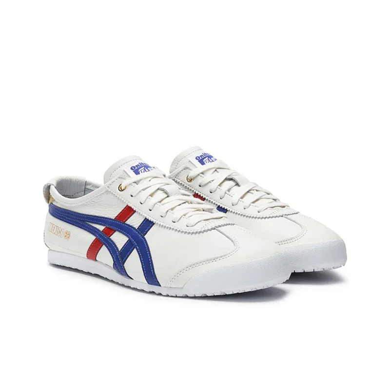 Onitsuka Tiger Mexico 66 Blue Red Metallic Gold-1