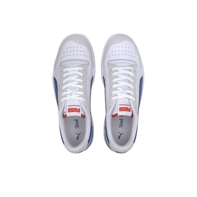 PUMA Ralph Sampson Lo Vintage White Dazzling Blue-2