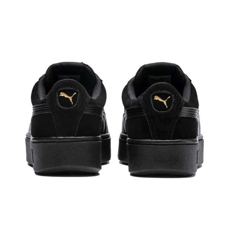 PUMA Vikky Stacked Black/Gold Women's-3