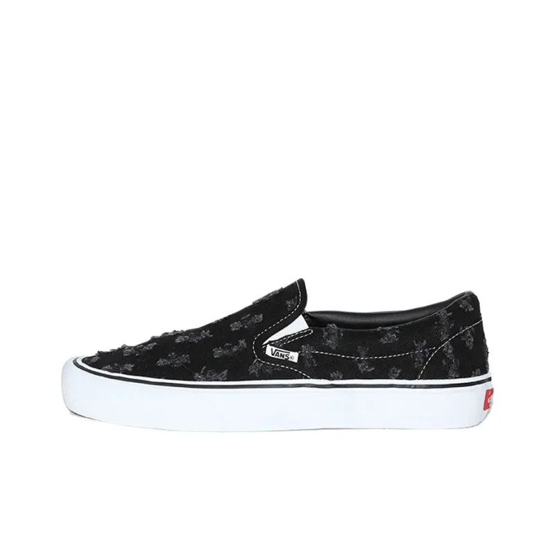 Vans Slip On Supreme Hole Punch Denim Black-0