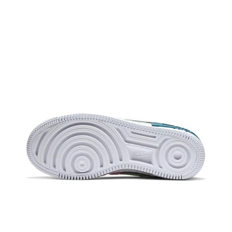 Nike Air Force 1 Low Shadow Barely Volt Oracle Aqua Women's-4
