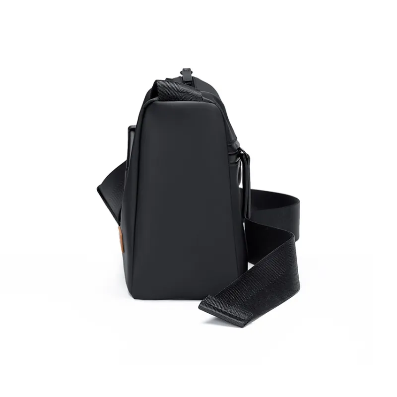 GOLF Fabric With Synthetic Leather Crossbody Bag Shoulder Bag Medium Size Men's Black/Gray-2