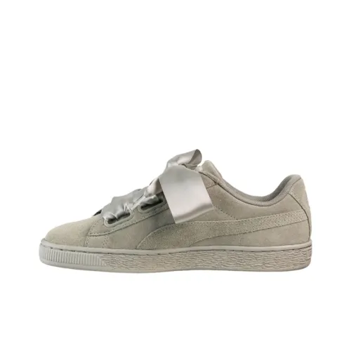 PUMA Suede Heart Pebble Grey Women's