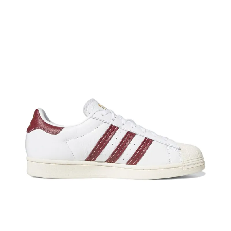 Adidas Originals Superstar Footwear White College Burgundy-1