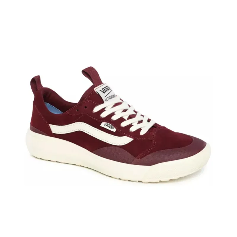 Vans UltraRange Suede Exo Se Anti-Slip Wear-Resistant Low-Top Skateboard Shoes Unisex Deep Red-2