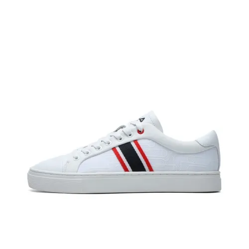 FILA 1911 Stripe Low Top Shoes For FILA White Women's