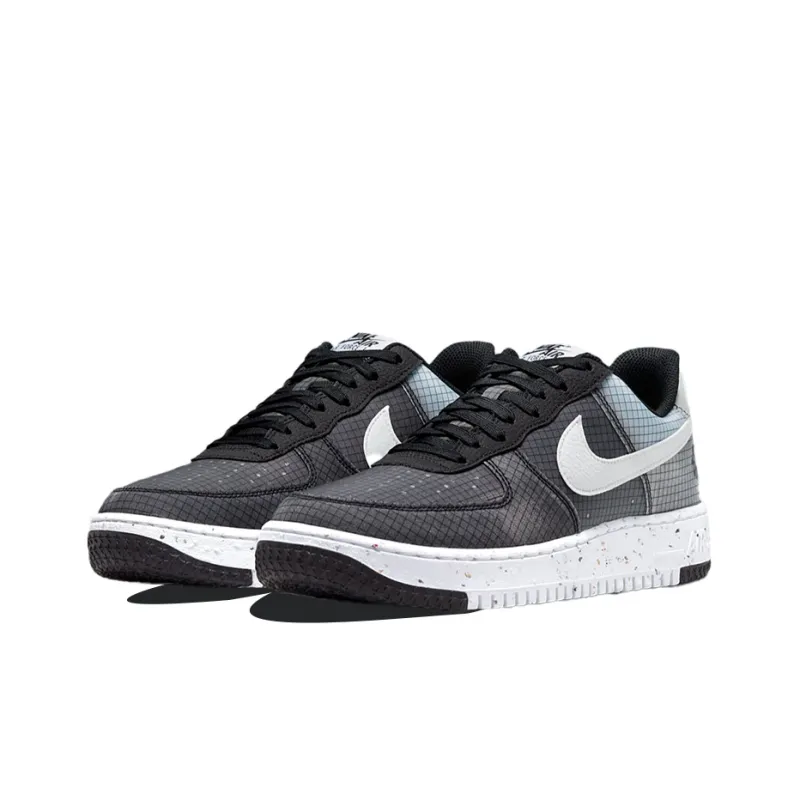 Nike Air Force 1 Low Crater Black White-2