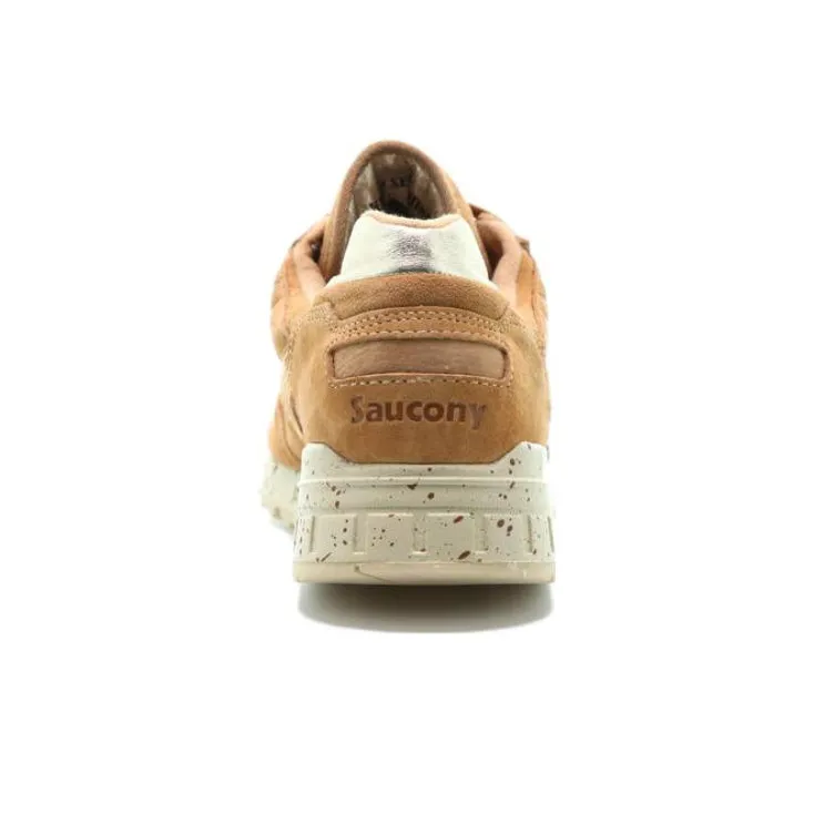 Saucony Shadow 5000 Cushioning Wear-Resistant Low-Top Running Shoes Men's Brown Gold-3