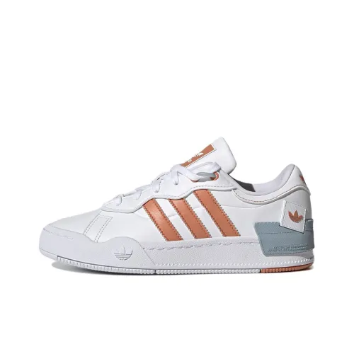 Adidas Originals Rey Galle Skateboard Shoes Women's Low-Top White/Orange