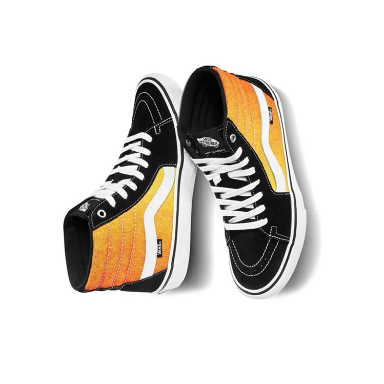 Vans Sk8 Hi Pro 'Fade Black Orange'-3