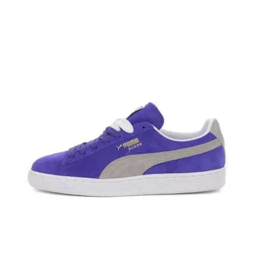 PUMA Suede Skateboard Shoes Men Low-Top Purple