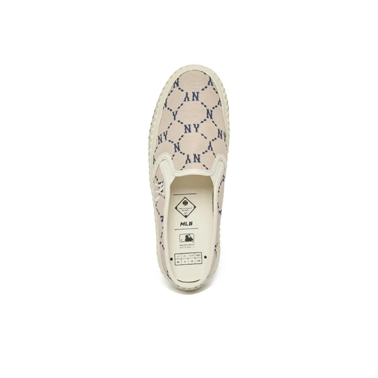 MLB Playball Mule Skateboard Shoes Unisex Low Top Lotus Gray-3