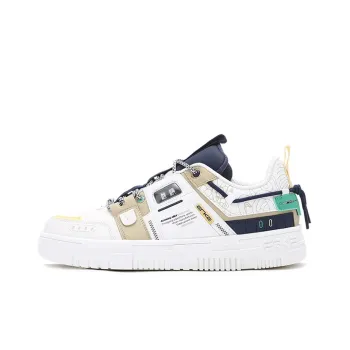 Erke Xun Kirin Low Top Skateboard Shoes Men's White