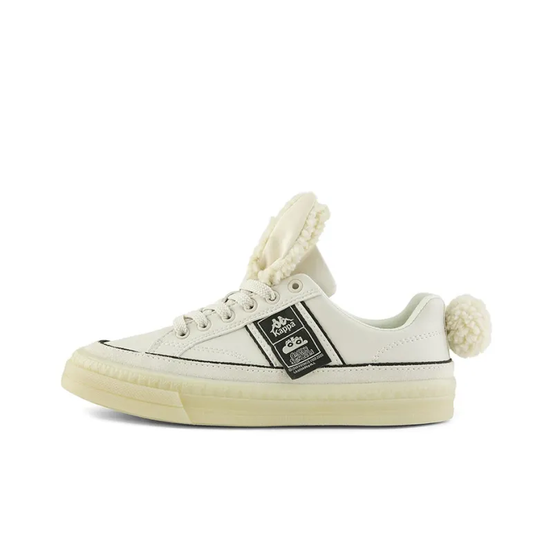 SHINCHAN x Kappa Anti Slip And Wear Resistant Lightweight Low Top Skateboard Shoes Women's Moon Gray-0
