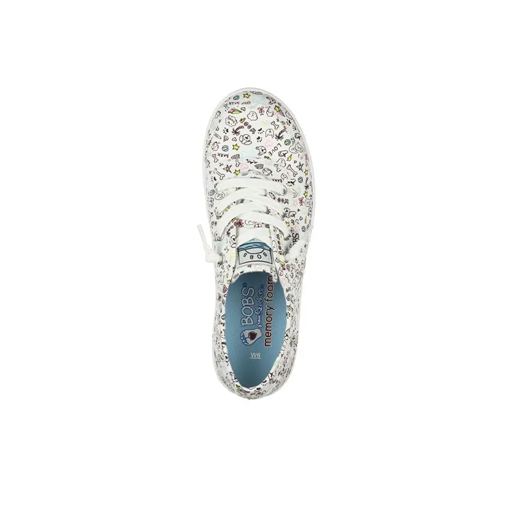 Skechers Bob's B Cute Low Top Sneakers White/Black Women's-2