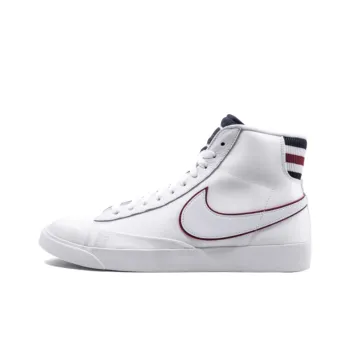 Nike Blazer Mid White Blackened Blue Red Crush Women's