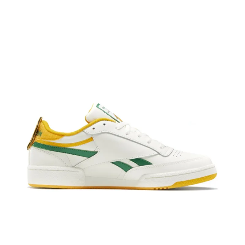 Reebok Kakao X Reebok Club C Cozy Wear Resistant Skate Shoes White Green Unisex 'White Green'-1