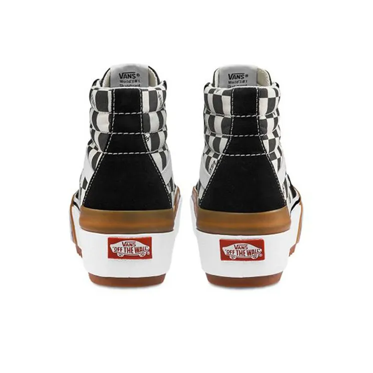 Sk8 Vans Hi Stacked 'Checkerboard'-4