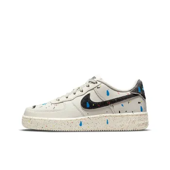 Nike Air Force 1 LV8 Paint Splatter Light Bone GS