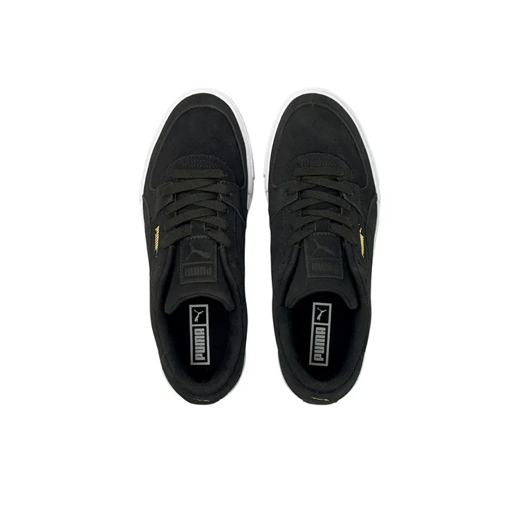 PUMA Ca Pro Suede Non-slip Lightweight Low-Top Skateboard Shoes Men's Black White-2
