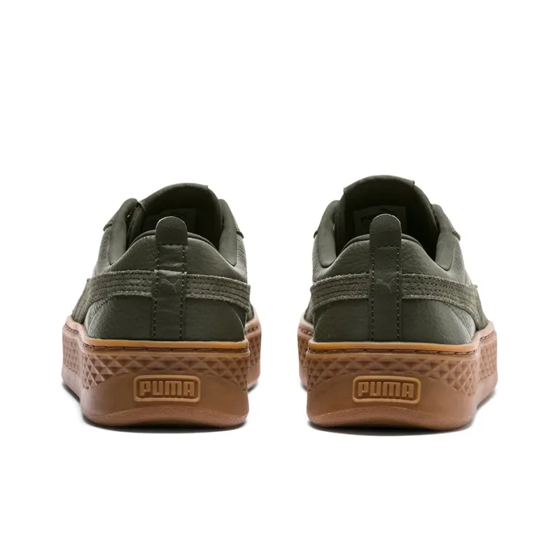PUMA Smash Platform SoftFoam 'Green' Women's-4