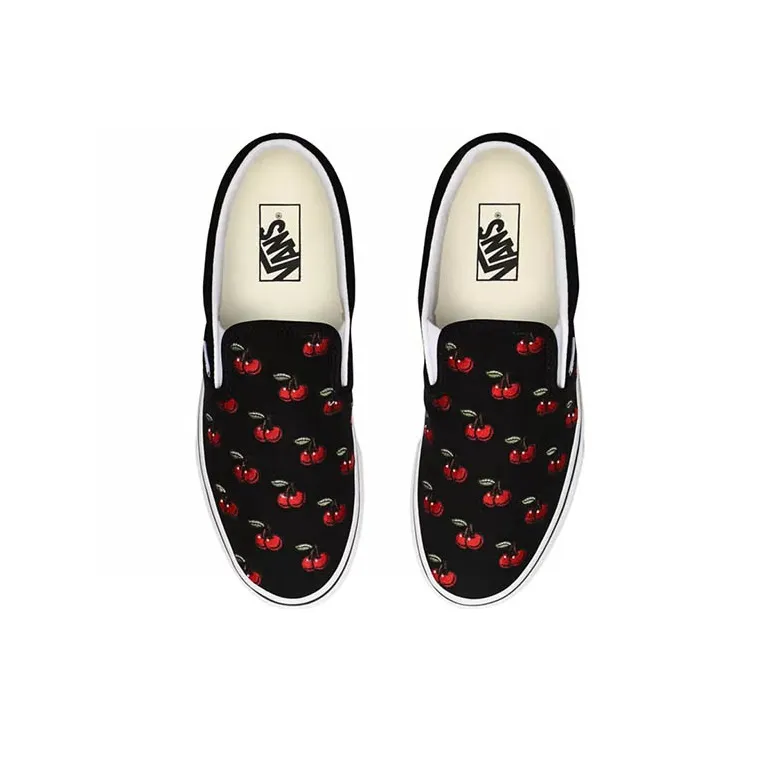 Vans Classic Slip On 'Cherries Black'-3