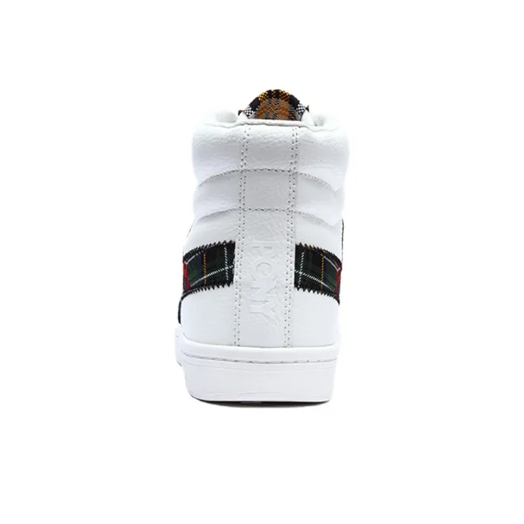 Pony Skateboard Shoes Unisex High Top White-3