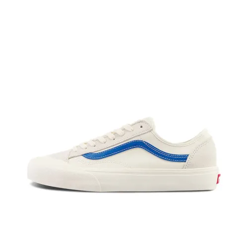 Vans Style 36 Skateboard Shoes Unisex Low-Top White/Blue