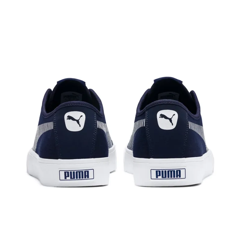 PUMA Bari Stylish Retro Low Top Casual Skate Shoes Unisex Navy Blue-2