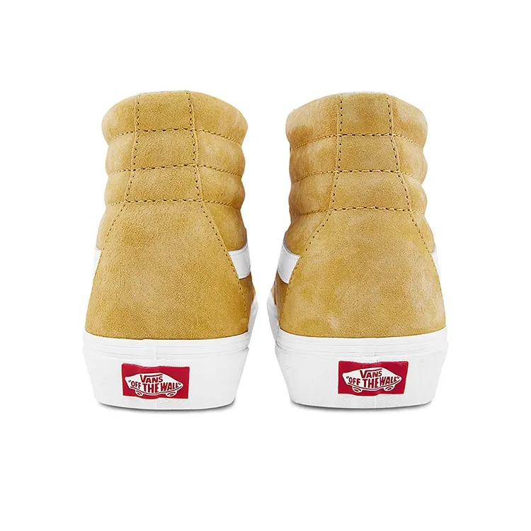 Vans SK8 Hi Brown Yellow Unisex 'Brownyellow White'-3