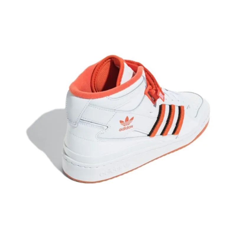 Adidas Originals Forum Mid 'White Orange'-3