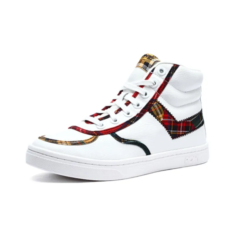 Pony Skateboard Shoes Unisex High Top White-1
