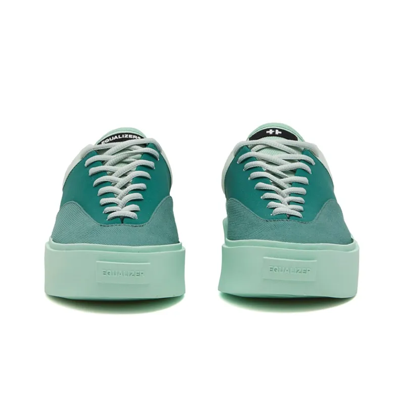 EQLZ EQUALIZER Fault Slip Resistant Low Top Skateboard Shoes Unisex Seaweed Misprint-4