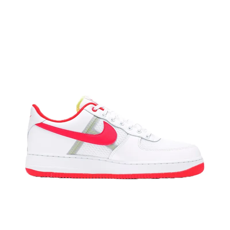 Nike Air Force 1 Low Transparent White Crimson-1