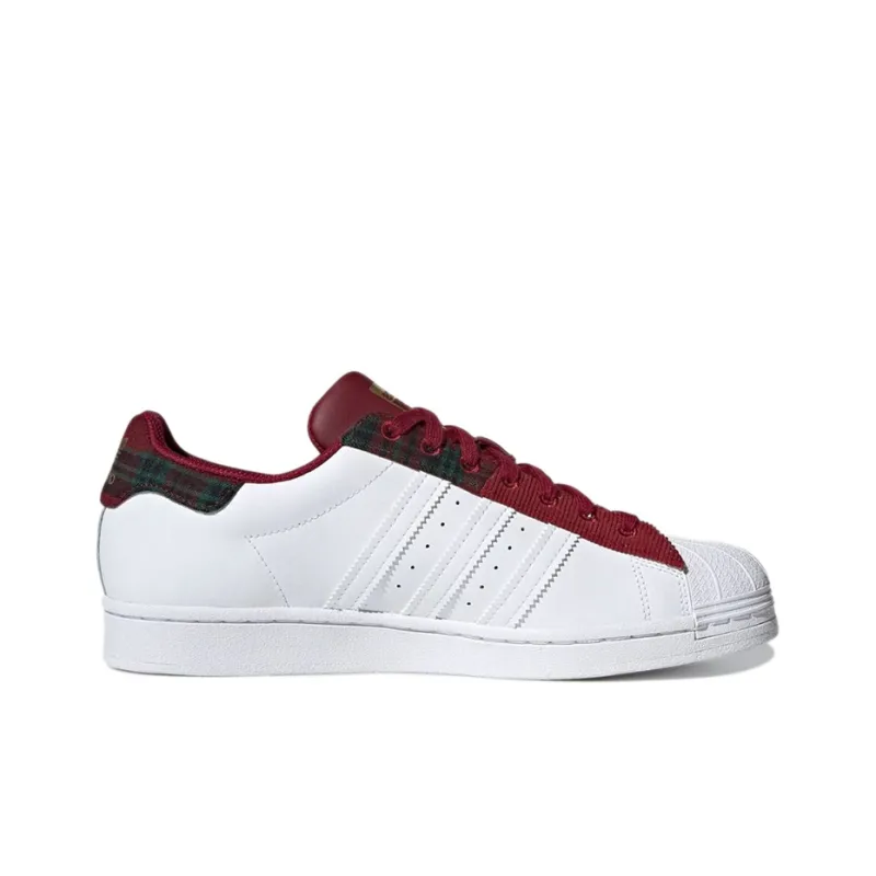 Adidas Superstar Collegiate Burgundy Cloud White-1