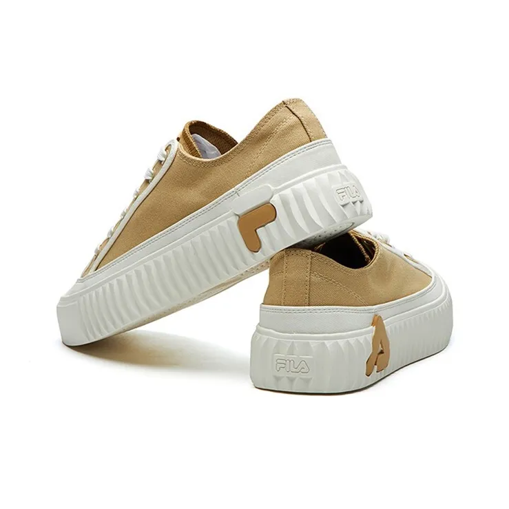 FILA Gear Low Top Skateboard Shoes Women's Brown-4