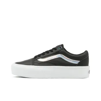 Vans Unisex Holo Sidestripe Old Skool Platform Sneakers Black/White