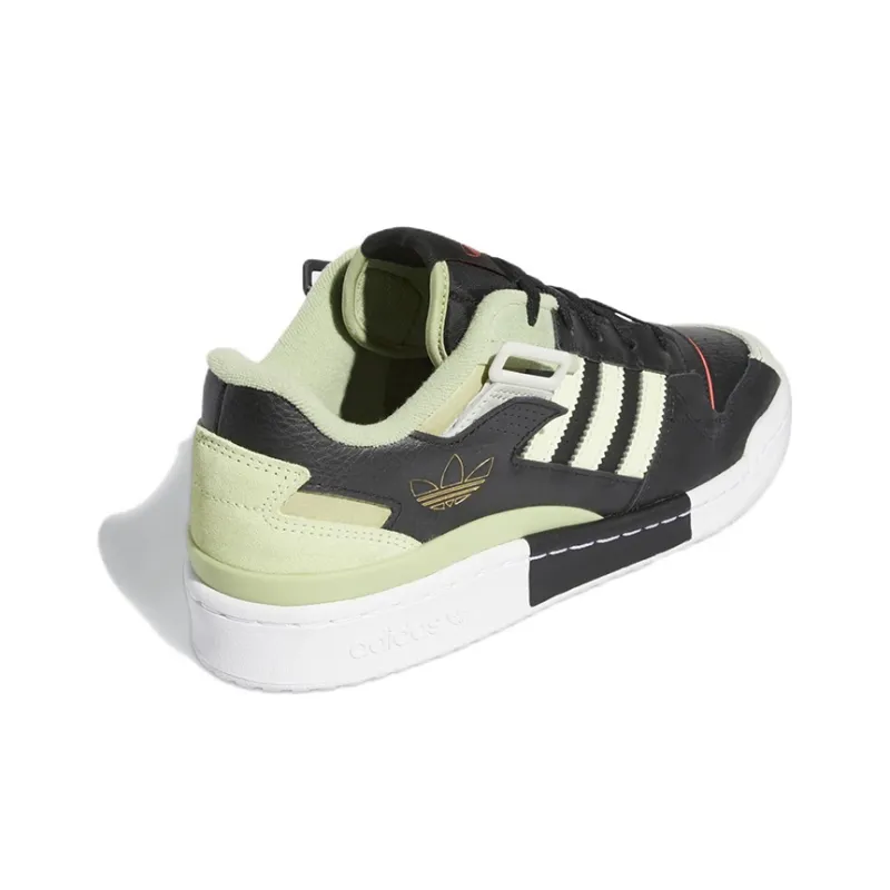 Adidas Forum Exhibit Low Core Black Almost Lime Magic Lime-3