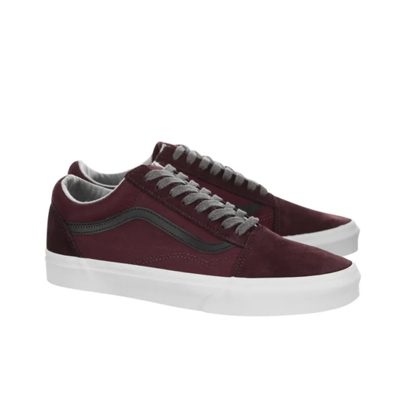 Vans Old Skool Casual Low Tops Skateboarding Shoes Unisex Red-1