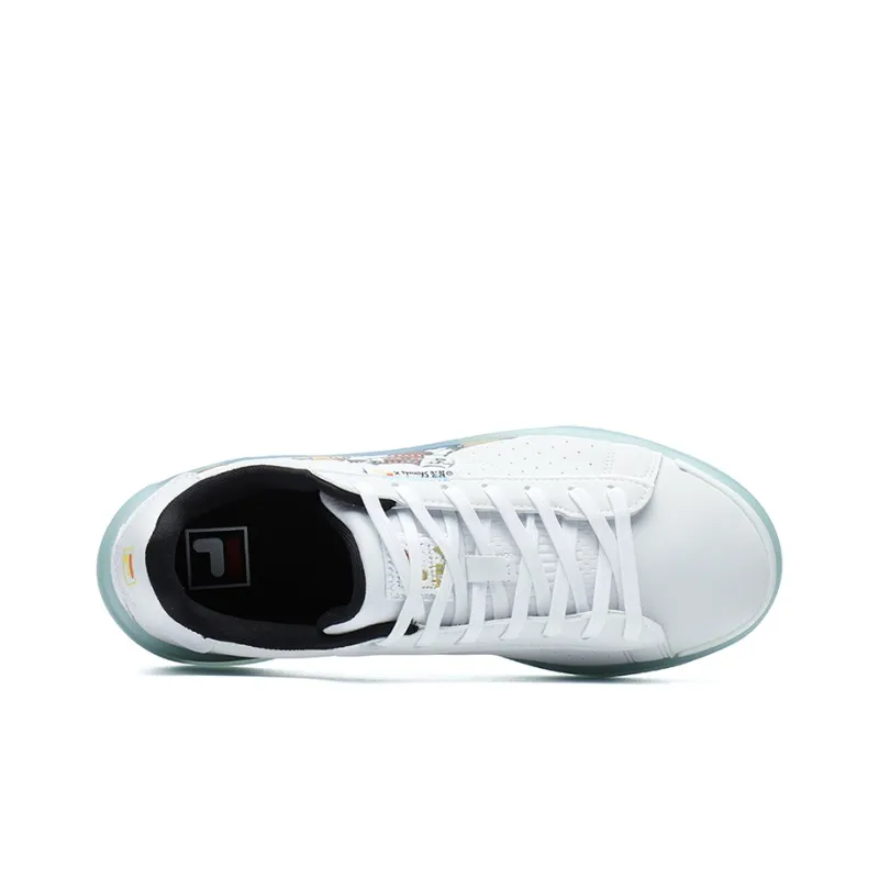 FILA Fashion Court Low Top Sneakers White/Green-1