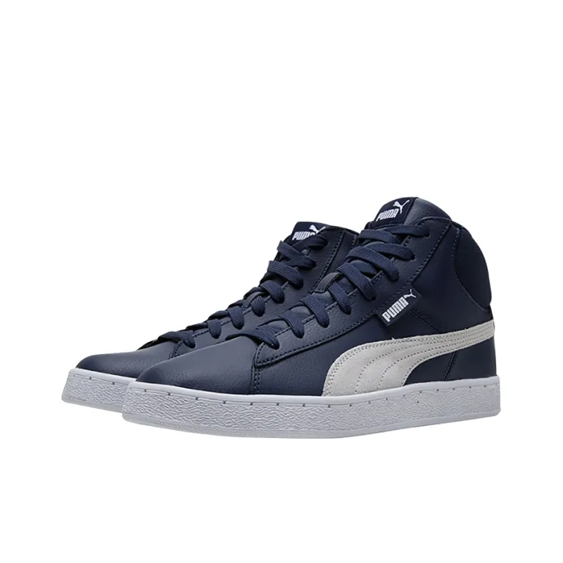 PUMA 1948 Mid L Non-slip Lightweight Mid-Top Skateboard Shoes Unisex Blue White-2