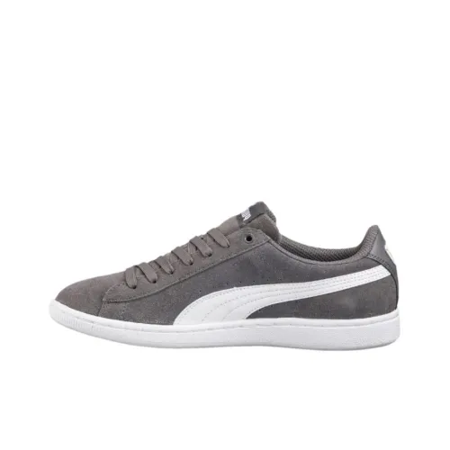 PUMA Vikky Softfoam Coverage Cushioning Support Low-Top Skateboard Shoes Women's Gray