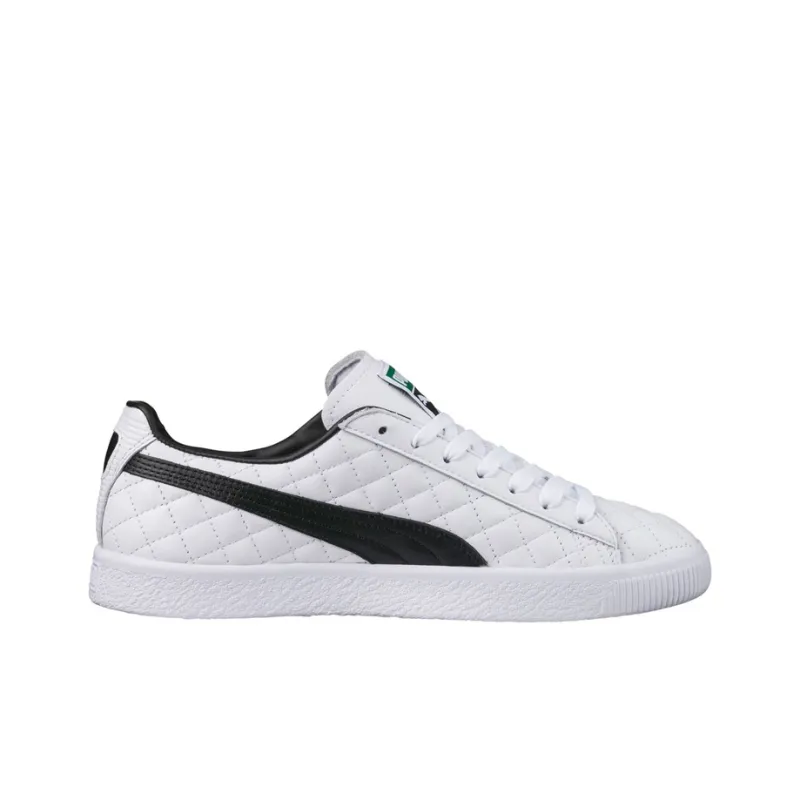 PUMA Clyde Dressed Board Shoes White Women's-1
